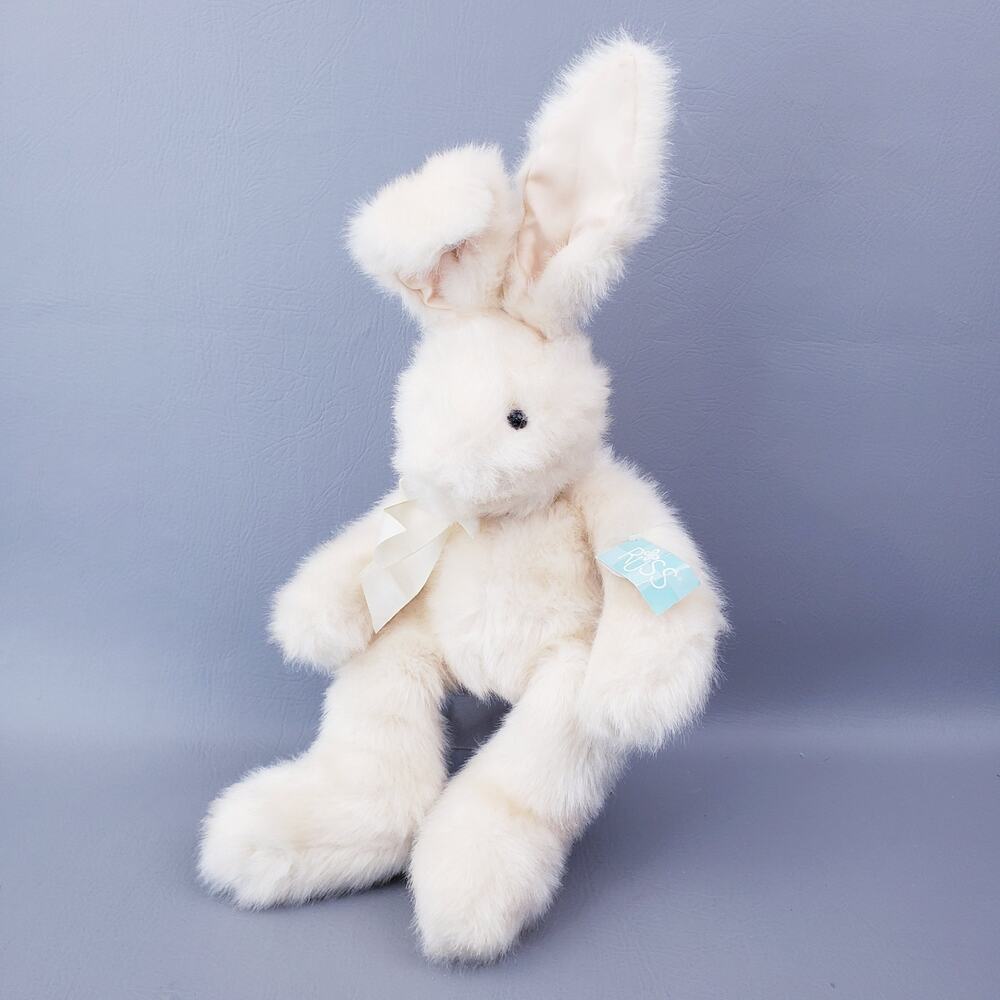 16" Vintage Russ Cranberry Patch "Sugar Puff" Bunny Rabbit W/Tags Plush